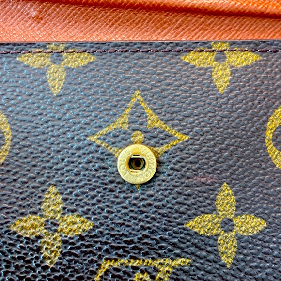 Louis Vuitton Wallet M61654 Portefeuille Elise Brown Monogram (AUTHENTIC) - Picture 7 of 15